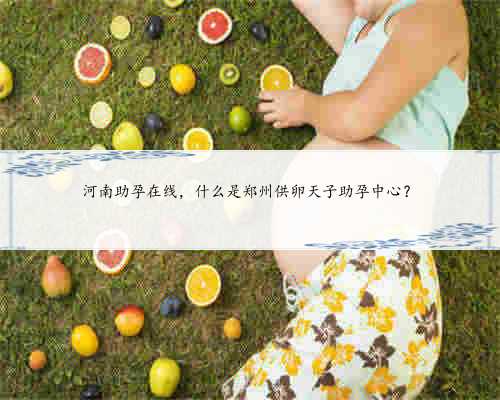 河南助孕在线，什么是郑州供卵天子助孕中心？