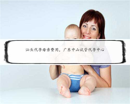 汕头代孕母亲费用，广东中山试管代孕中心